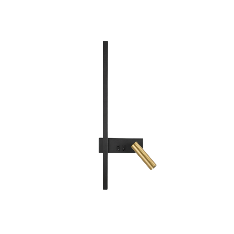 Adjustable LED Wall Light – Black or Gold, 50 cm