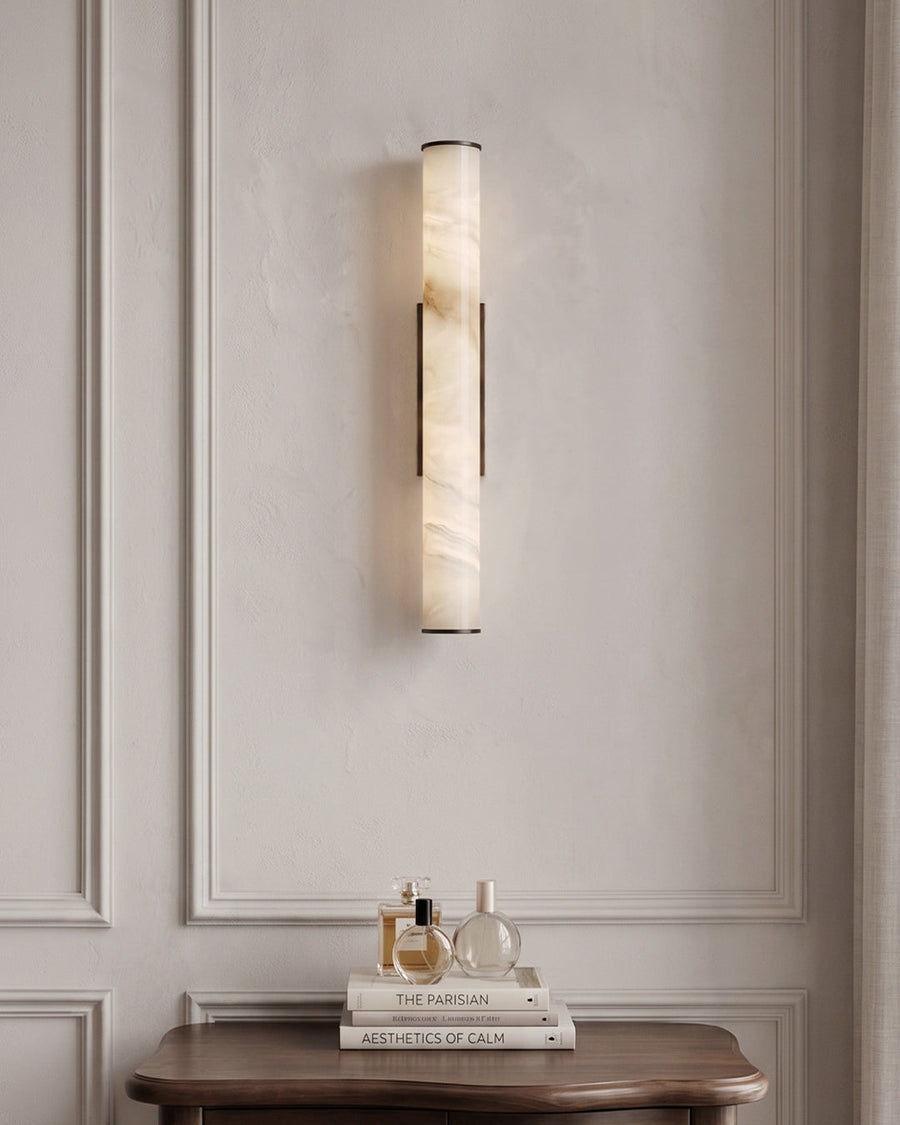 Round Metal Wall Light – Black or Gold, 30–60 cm
