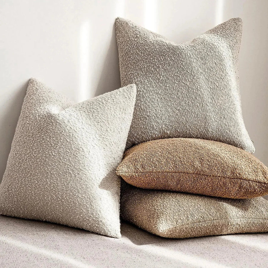 Bouclé Cushion Cover – Soft Texture, 45 × 45 cm
