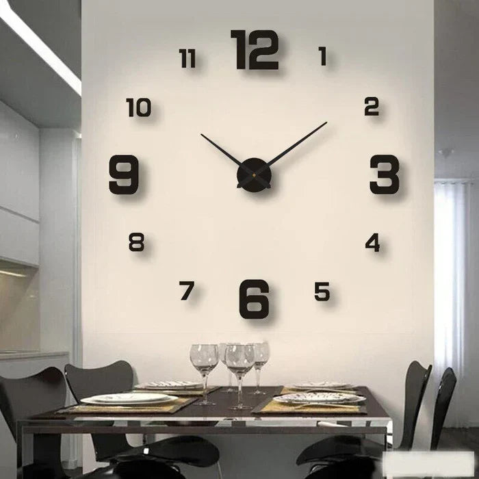 DIY Large Wall Clock with Separate Numbers – 60–130 cm