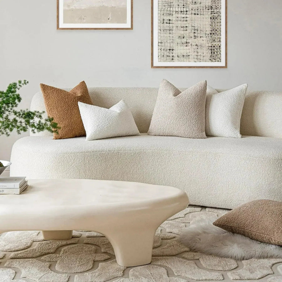 Bouclé Cushion Cover – Soft Texture, 45 × 45 cm