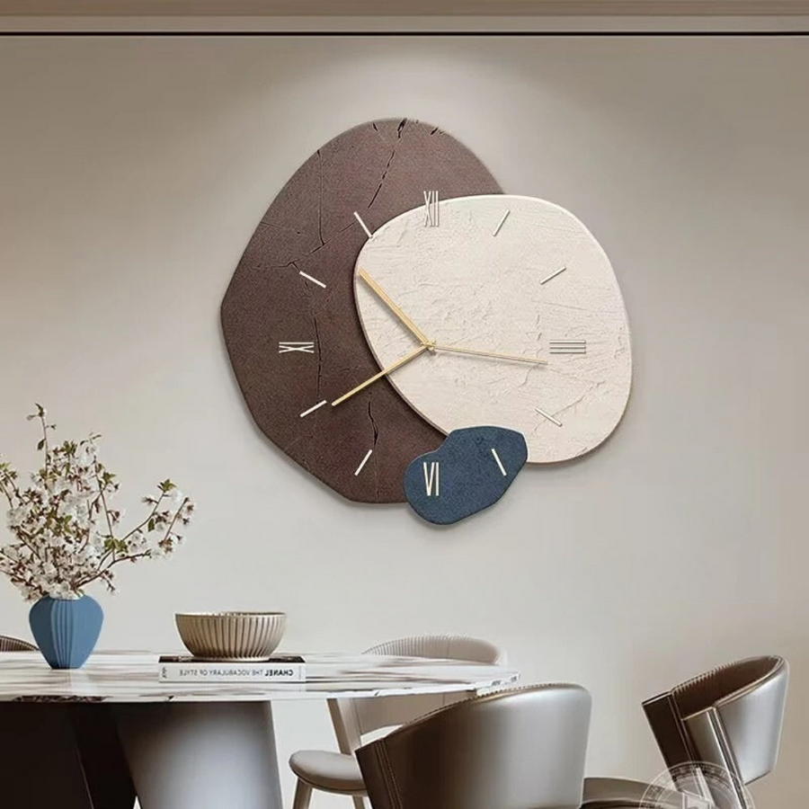Wooden Quartz Wall Clock with LED Lighting