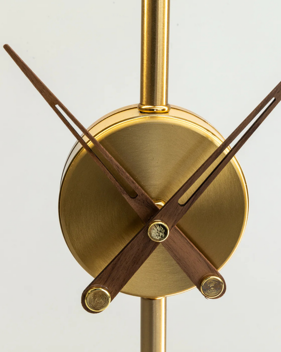 LED Desk Clock Lamp with Touch Dimmer and Phone Stand