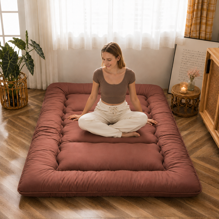 Foldable Futon Floor Mattress – 10 cm Thick