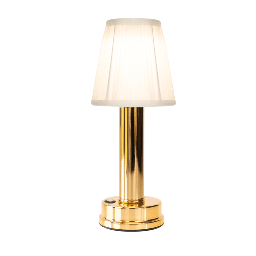 Rechargeable Pleated Shade LED Table Lamp – 26.7 cm