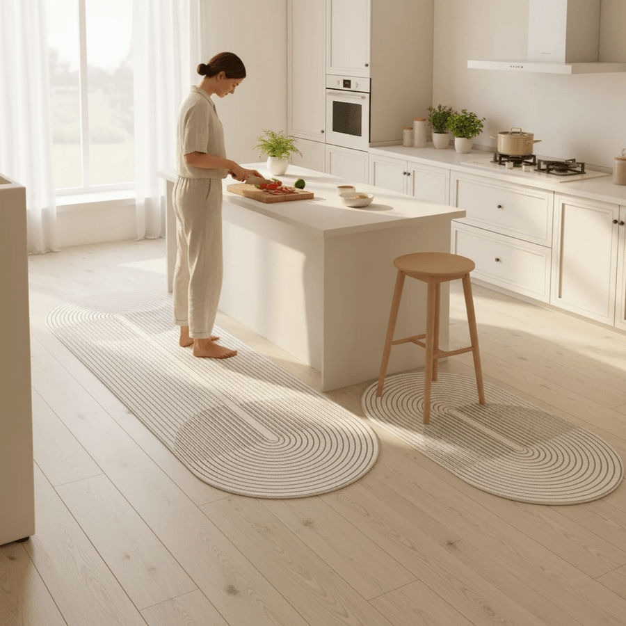 Cushioned PU Foam Kitchen Mat – Non-Slip Design