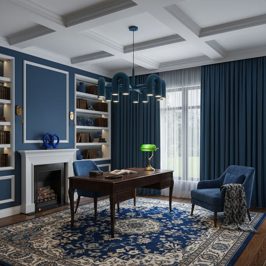 Adjustable U-Shaped LED Chandelier – Modern Multi-Arm Design