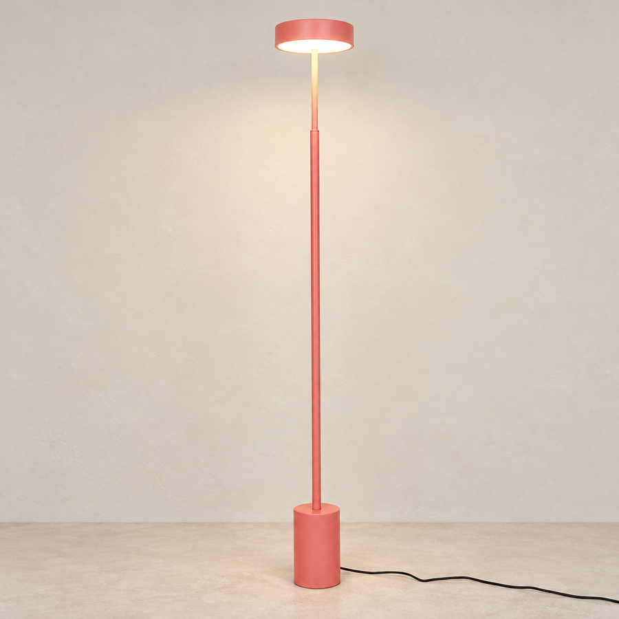 Round LED Floor Lamp – 12W, Colour Options