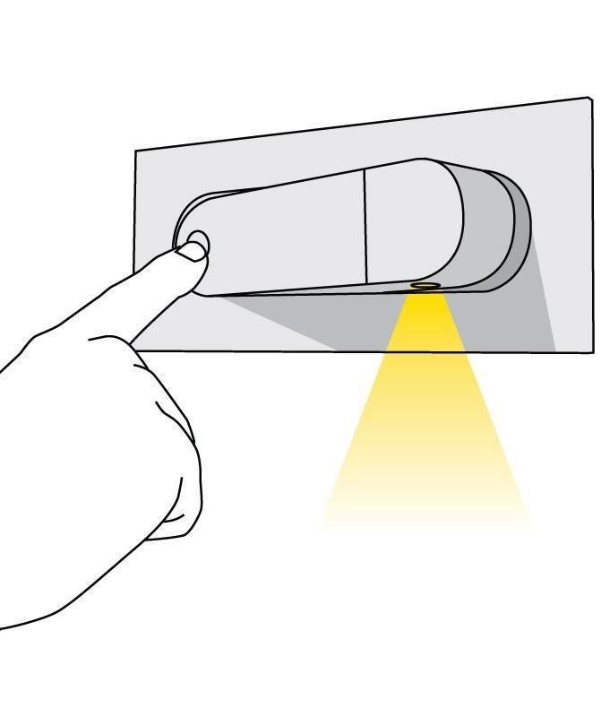 Recessed Bedside LED Reading Light – Push Control, 3W