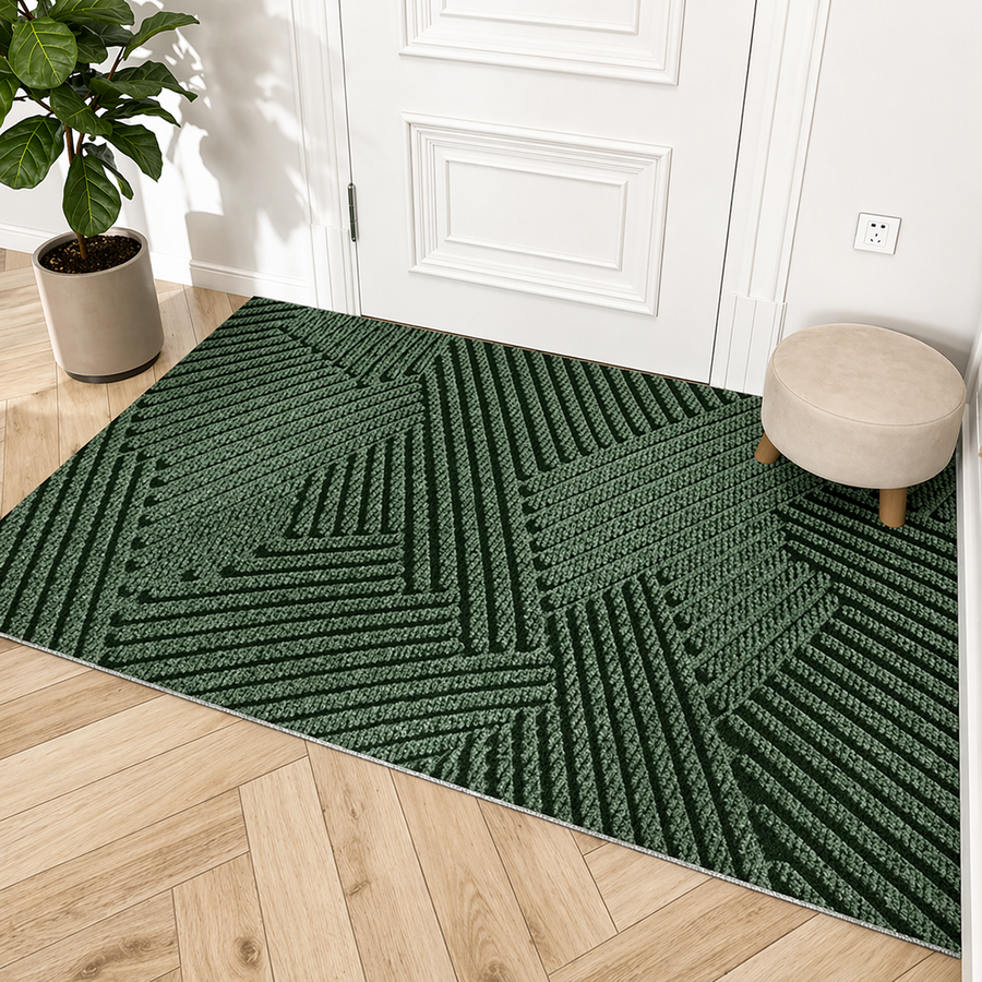 Non-Slip Polypropylene Doormat with Rubber Backing – Two Sizes