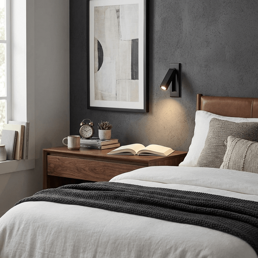 Recessed Folding LED Bedside Light – 2W Warm White