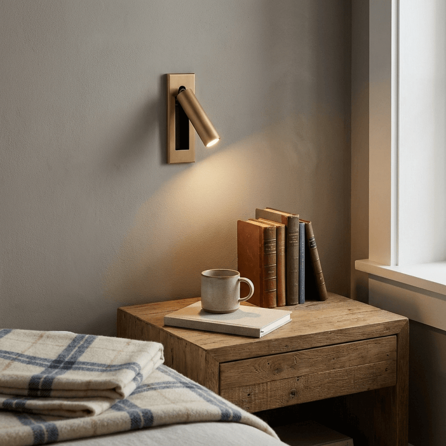 Recessed Folding LED Bedside Light – 2W Warm White
