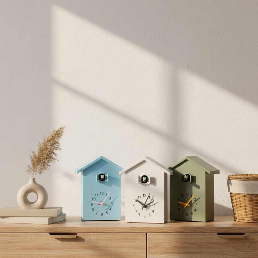 Wooden Cuckoo Wall Clock – Quartz Movement