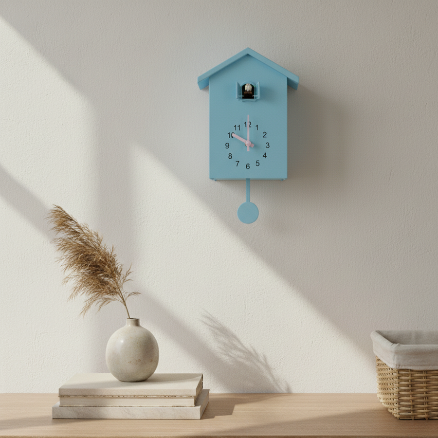 Wooden Cuckoo Wall Clock – Quartz Movement