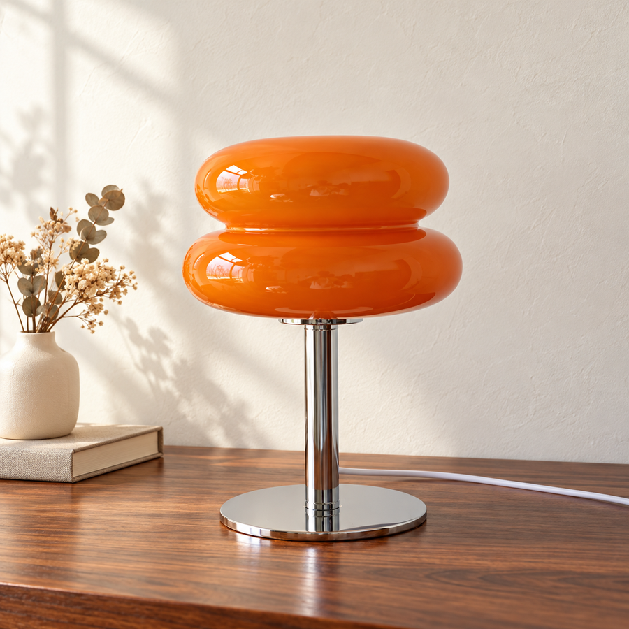 Glass Table Lamp with Three-Colour Dimming