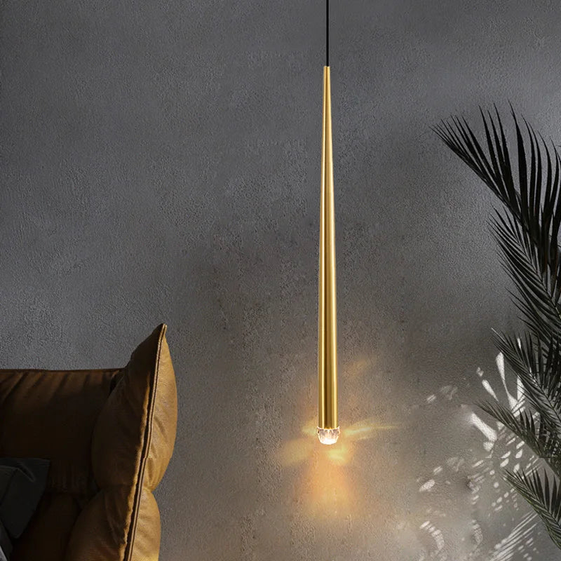 Slim Pendant Light for Bedside and Dining Spaces