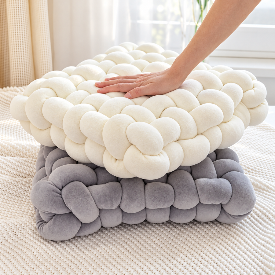Weighted Comfort Cushion with Hand Openings – 30 × 30 cm