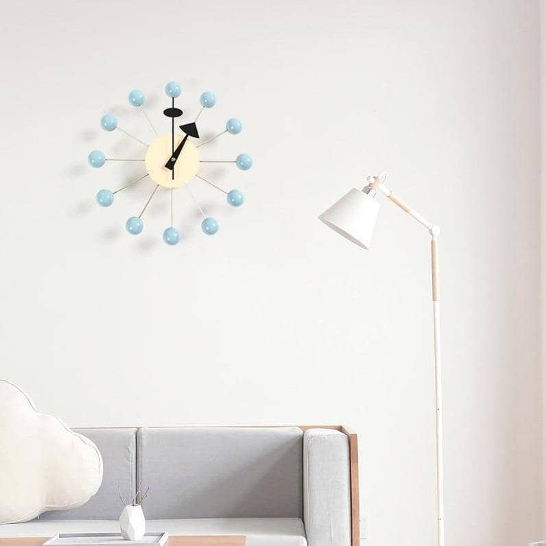 Abstract Ball Wall Clock – Silent Quartz, 32 cm