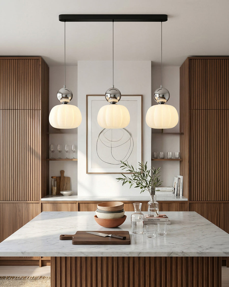 Bauhaus Pendant Light – Single or Three Heads, E27