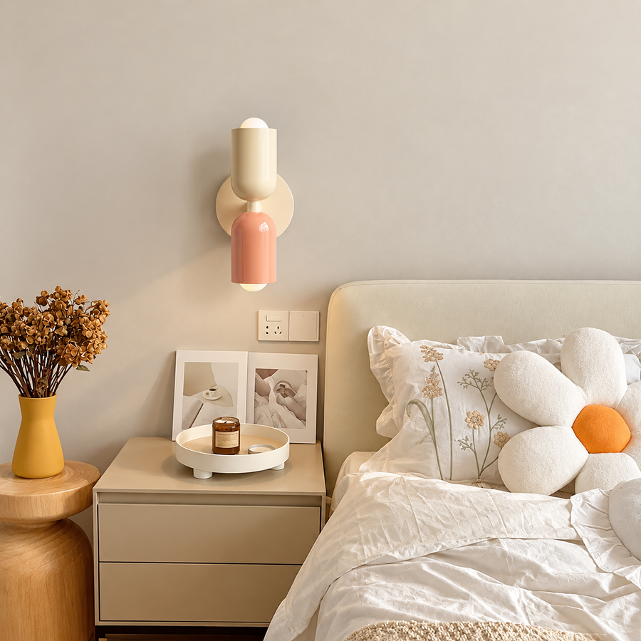 Up and Down Metal Wall Light – Colour Options, E26/E27