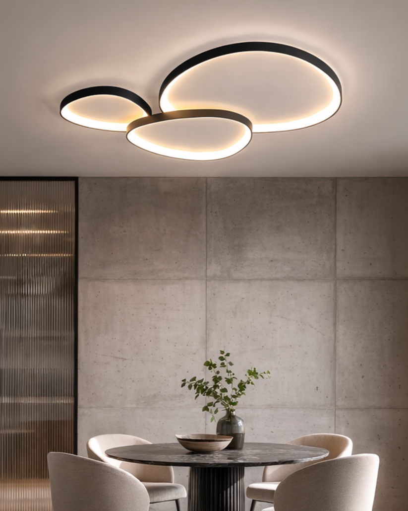 Slim LED Ceiling Light – Remote Dimming Option