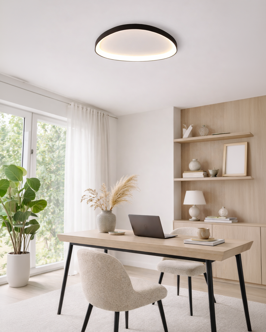 Slim LED Ceiling Light – Remote Dimming Option