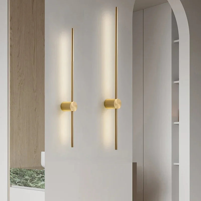 Linear LED Wall Light – Minimalist Indoor Design