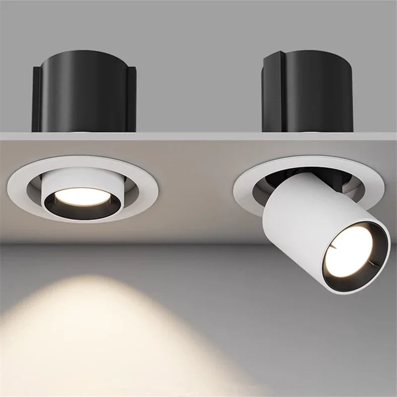 Recessed LED Ceiling Downlight – Aluminium, Dimmable Options