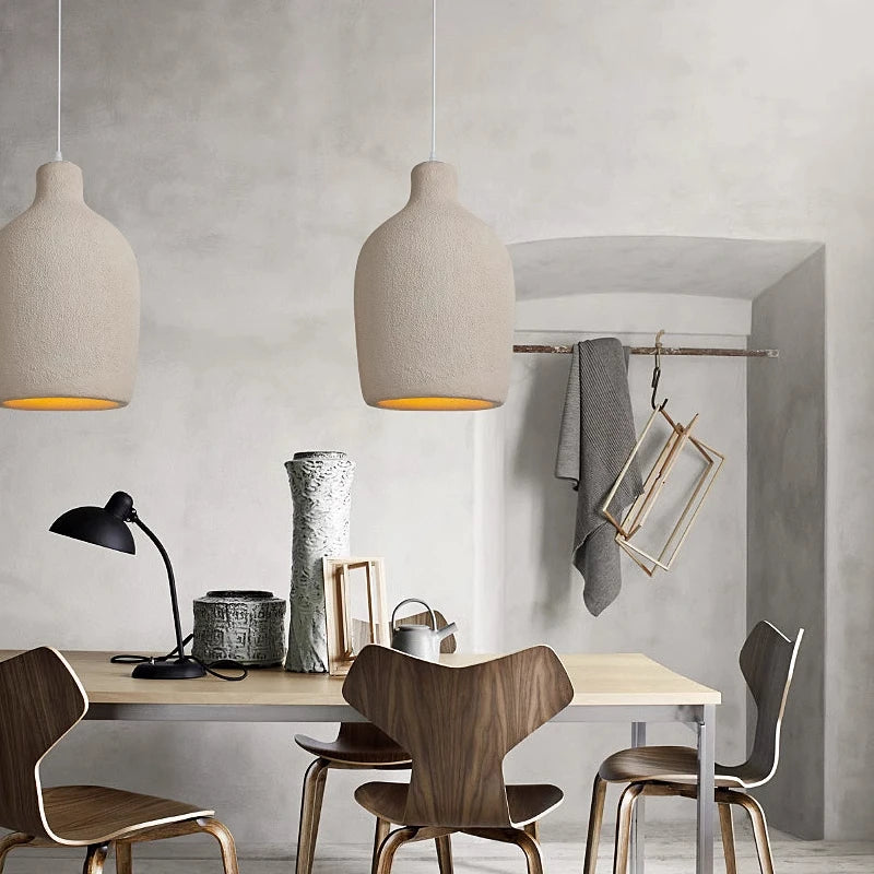 Wabi-Sabi Pendant Light for Dining and Living Spaces