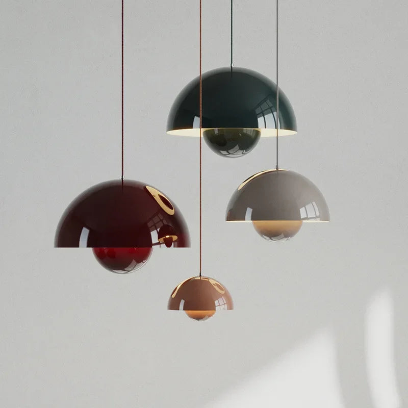 Bud-Shaped Pendant Light – Colour Options, 23 cm