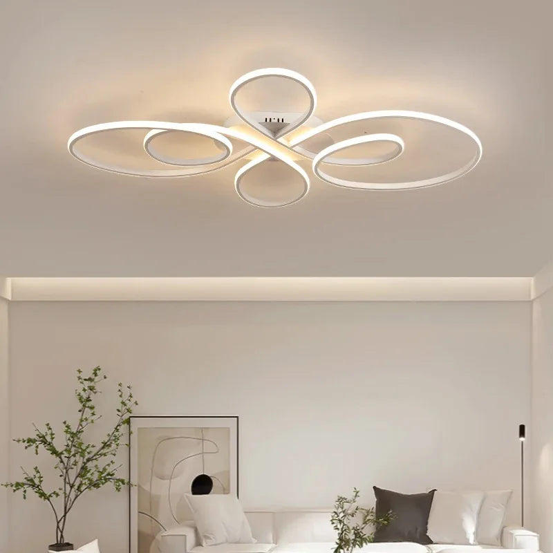 Low-Profile LED Ceiling Light with Remote Control