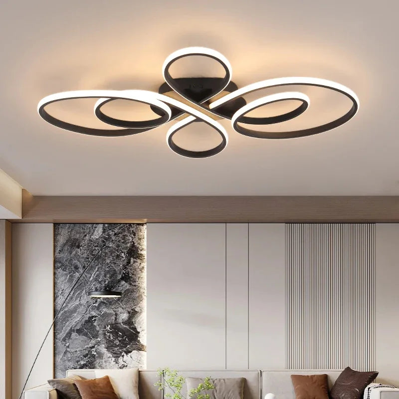 Low-Profile LED Ceiling Light with Remote Control