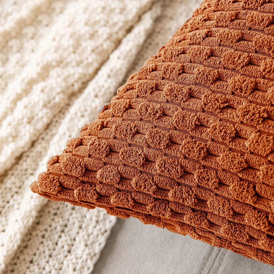 Ribbed Corduroy Cushion – 45 × 45 cm