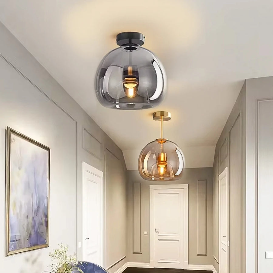 Glass Ceiling Light – Nordic Style