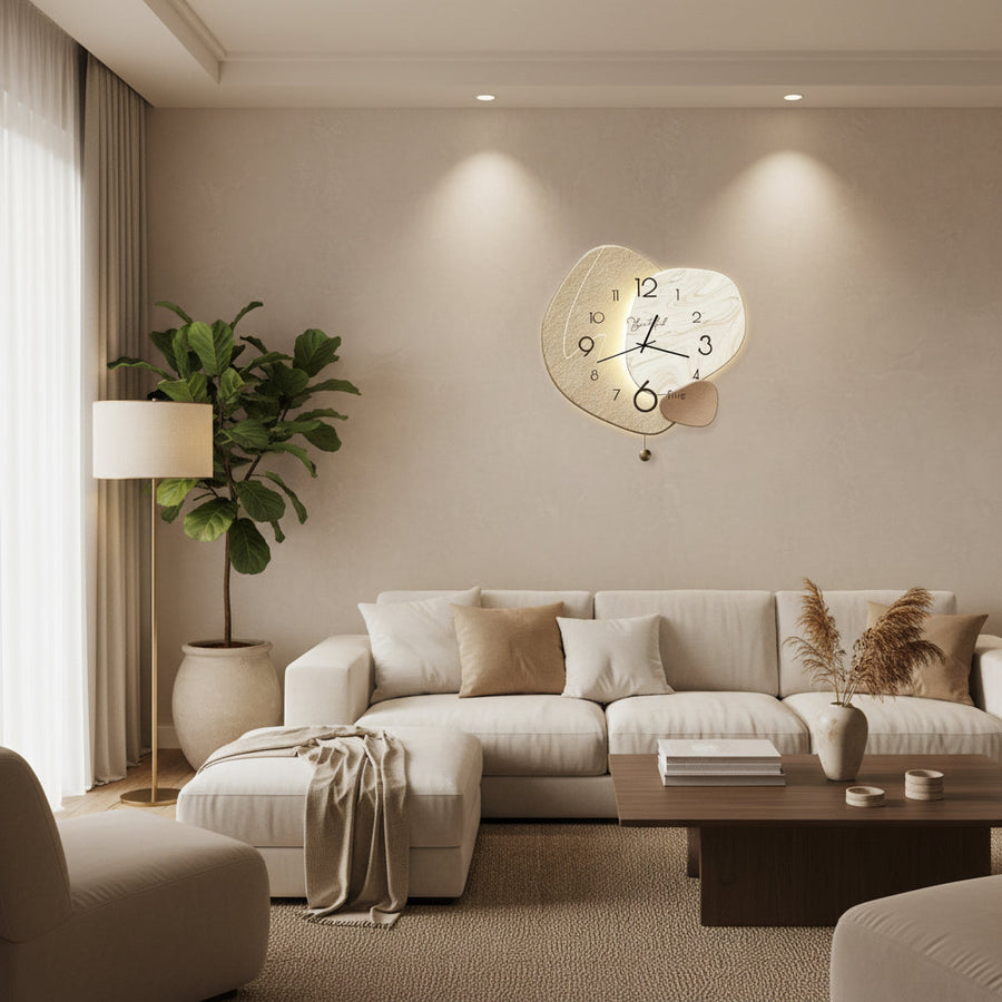 Minimalist Wall Clock with Silent Movement