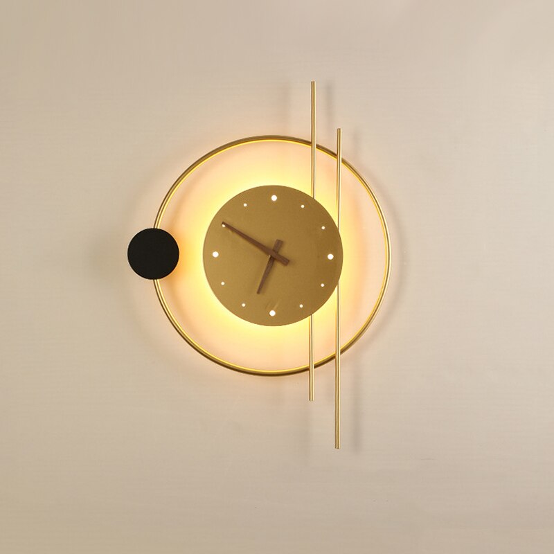 Large Illuminated Wall Clock – 57 × 41.5 cm