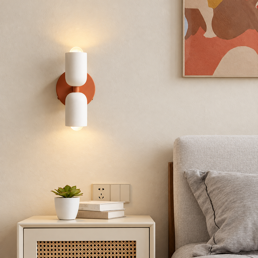 Up and Down Wall Light – Metal and Acrylic