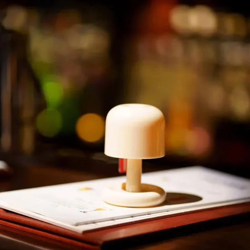 Portable LED Table Lamp – USB Rechargeable, Sunset Glow