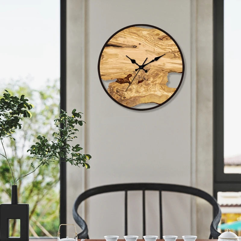 Transparent Acrylic Wall Clock – Silent, 30 × 30 cm