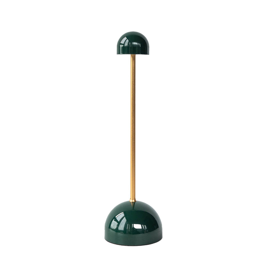 Green Rechargeable LED Table Lamp with Touch Dimmer – 31.5 cm