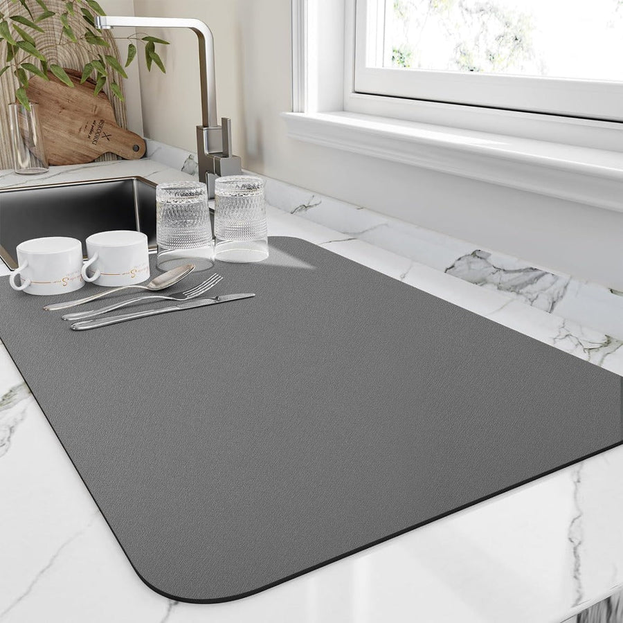 Absorbent Diatomite Dish Drying Mat