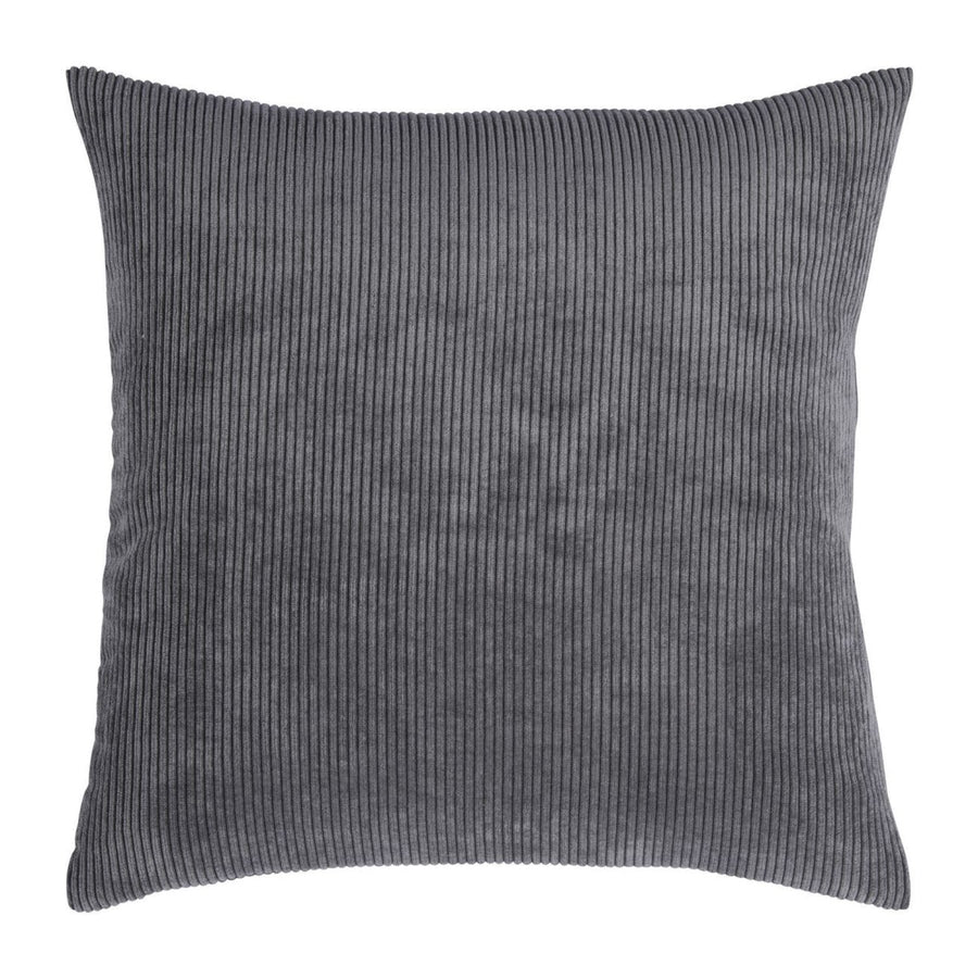 Corduroy-Look Cushion Cover – Square Ribbed Design