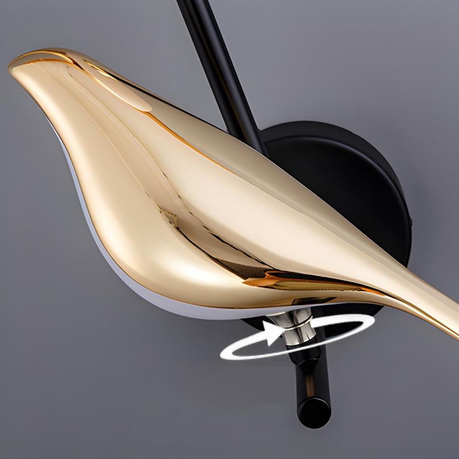 Magpie Bird LED Table Lamp – Single or Double Bird