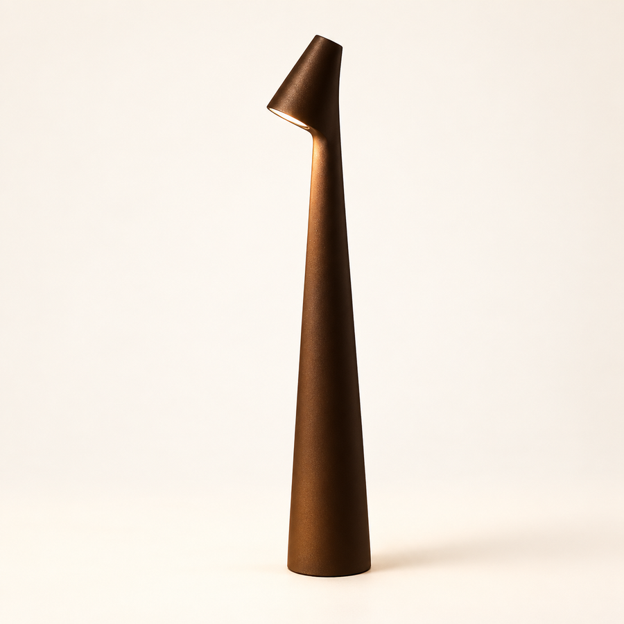Sculptural Rechargeable LED Table Lamp – 33 or 43 cm – clean product view